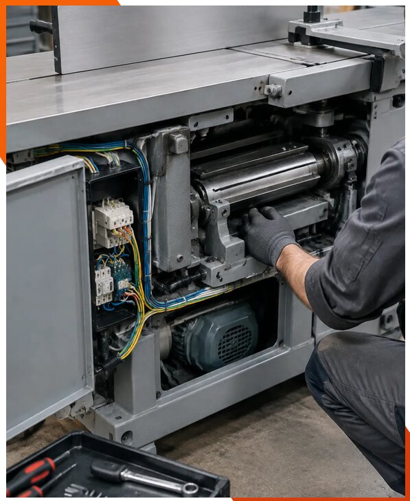 Ремонт фуговальных станков с выездом специалистов в Твери